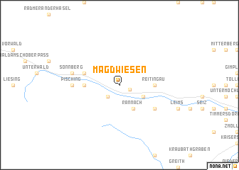 map of Magdwiesen