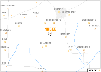 map of Magee