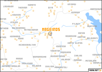 map of Mágeiros