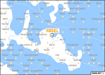 map of Magel