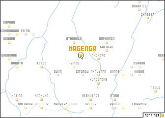 map of Magenga