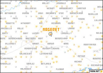 map of Mageret