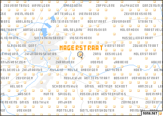 map of Magerstraat