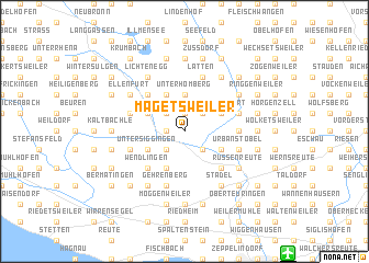 map of Magetsweiler