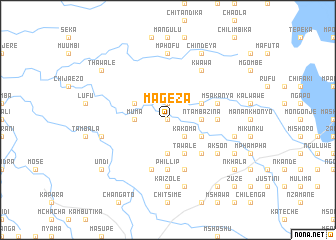 map of Mageza