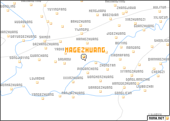 map of Magezhuang