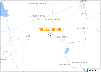 map of Magezhuang