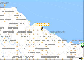 map of Maggiolo