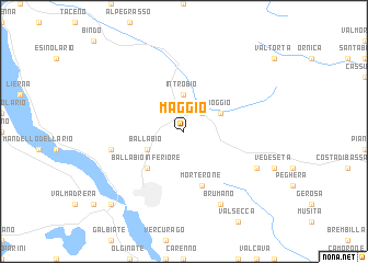 map of Maggio