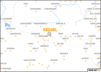 map of Maghāl