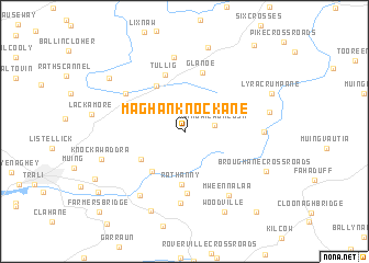 map of Maghanknockane