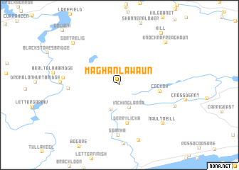 map of Maghanlawaun