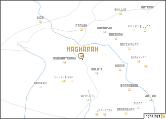 map of Maghārah