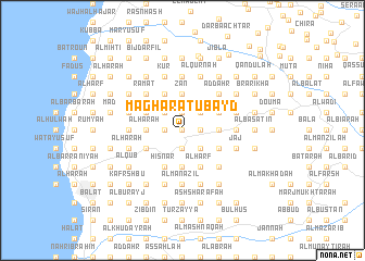 map of  Maghārat ‘Ubayd