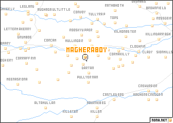 map of Magheraboy