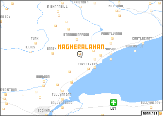 map of Magheralahan