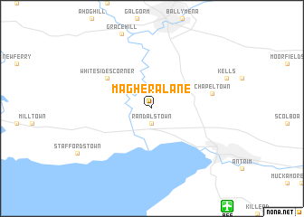 map of Magheralane