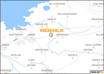 map of Magheralin