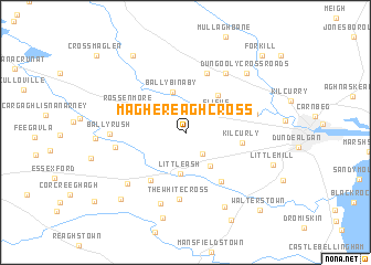 map of Maghereagh Cross