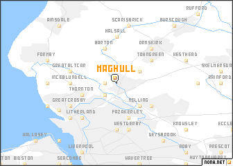 map of Maghull