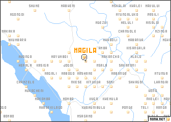 map of Magila