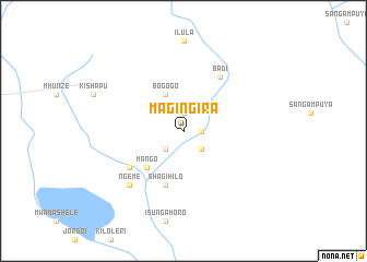 map of Magingira