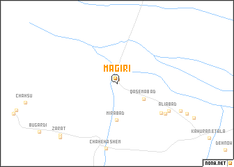 map of Magīrī