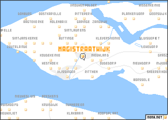 map of Magistraatwijk