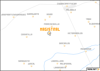 map of Magistral