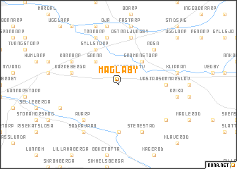 map of Maglaby