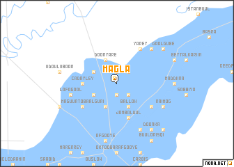 map of Magla