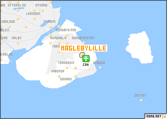 map of Maglebylille