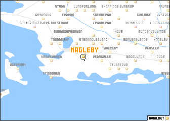 map of Magleby