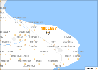 map of Magleby