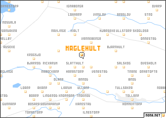 map of Maglehult