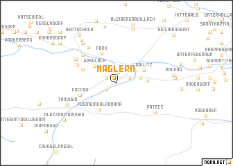 map of Maglern