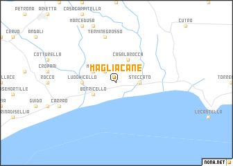 map of Magliacane
