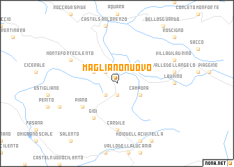 map of Magliano Nuovo