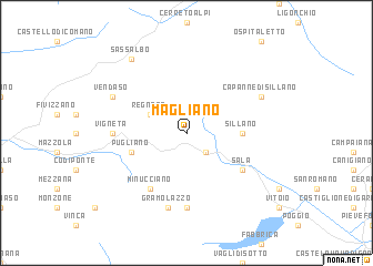 map of Magliano