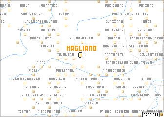 map of Magliano