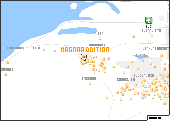 map of Magna Addition