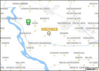 map of Magnago