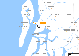 map of Magnāma