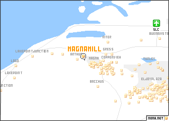 map of Magna Mill