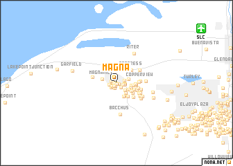 map of Magna