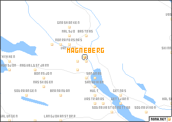 map of Magneberg