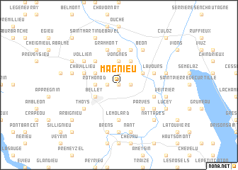 map of Magnieu