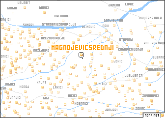 map of Magnojević Srednji