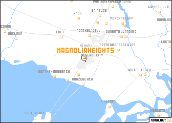 map of Magnolia Heights