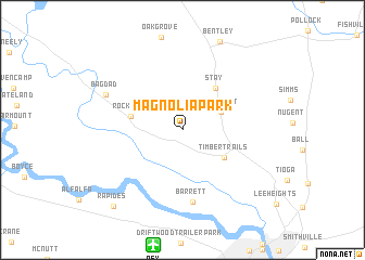 map of Magnolia Park